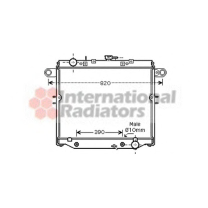 Foto Radiatore, Raffreddamento motore VAN WEZEL 53002329