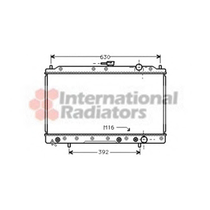 Photo Radiateur, refroidissement du moteur VAN WEZEL 32002044