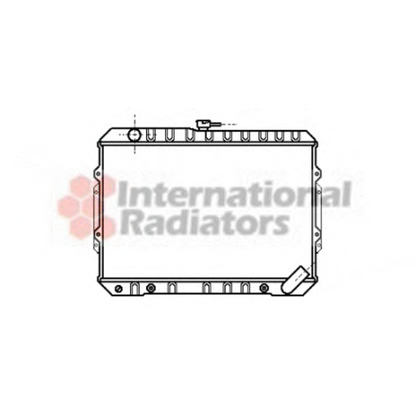 Photo Radiator, engine cooling VAN WEZEL 32002050