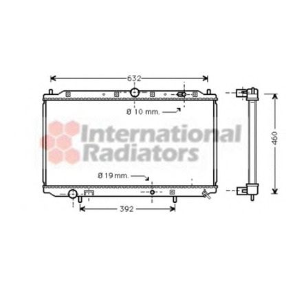 Foto Radiatore, Raffreddamento motore VAN WEZEL 32002101