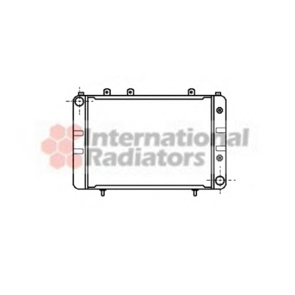 Photo Radiator, engine cooling VAN WEZEL 37002020