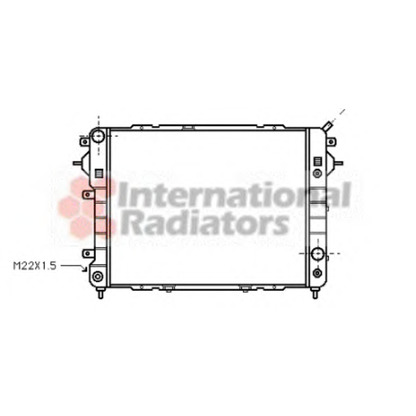 Foto Radiatore, Raffreddamento motore VAN WEZEL 37002089