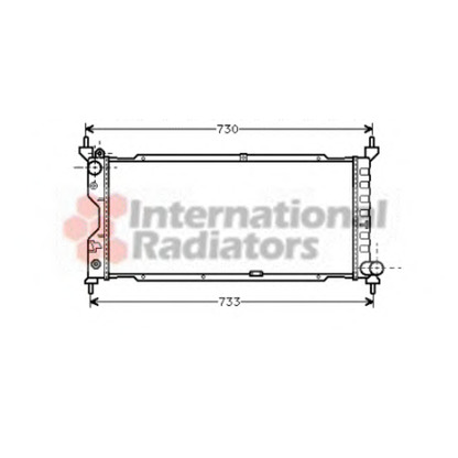 Photo Radiator, engine cooling VAN WEZEL 37002185