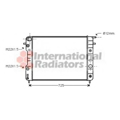 Foto Radiatore, Raffreddamento motore VAN WEZEL 37002202