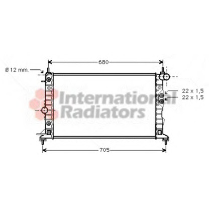 Foto Radiatore, Raffreddamento motore VAN WEZEL 37002220