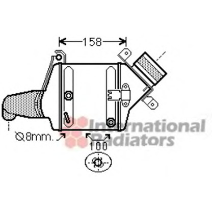 Photo Intercooler, échangeur VAN WEZEL 06004381