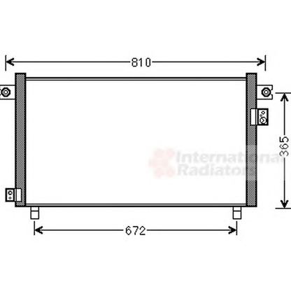 Foto Condensatore, Climatizzatore VAN WEZEL 13005330