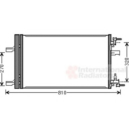 Foto Condensatore, Climatizzatore VAN WEZEL 37005499