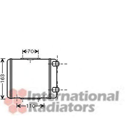 Foto Radiatore, Raffreddamento motore VAN WEZEL 03002256