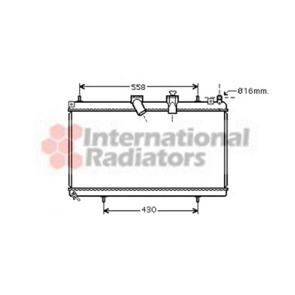 Photo Radiator, engine cooling VAN WEZEL 09002229