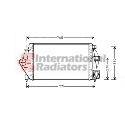 Foto Intercooler VAN WEZEL 43004212