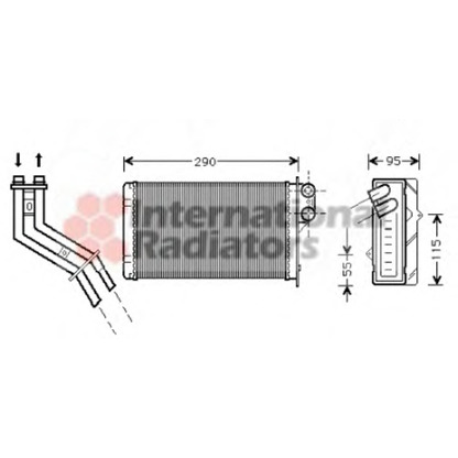 Foto Radiador de calefacción VAN WEZEL 43006227