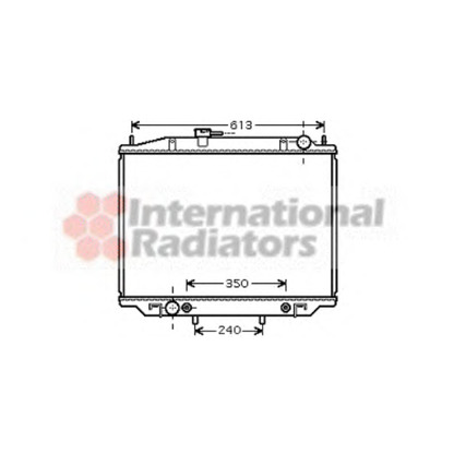 Foto Radiador, refrigeración del motor VAN WEZEL 13002262