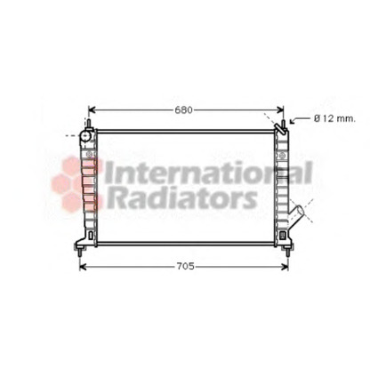 Foto Radiatore, Raffreddamento motore VAN WEZEL 47002035