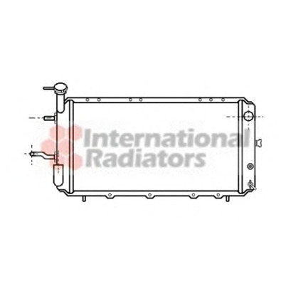 Photo Radiator, engine cooling VAN WEZEL 51002006