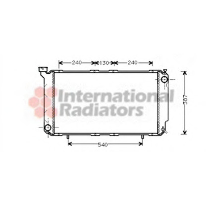 Foto Radiatore, Raffreddamento motore VAN WEZEL 51002010