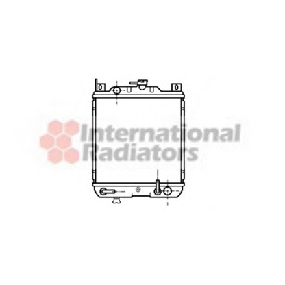 Photo Radiator, engine cooling VAN WEZEL 52002019