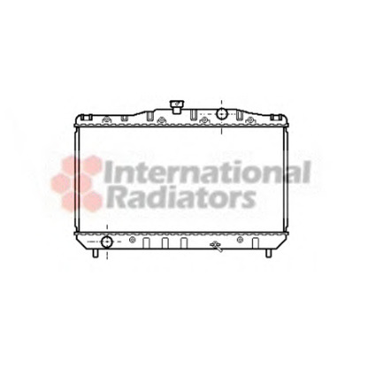 Photo Radiator, engine cooling VAN WEZEL 53002044