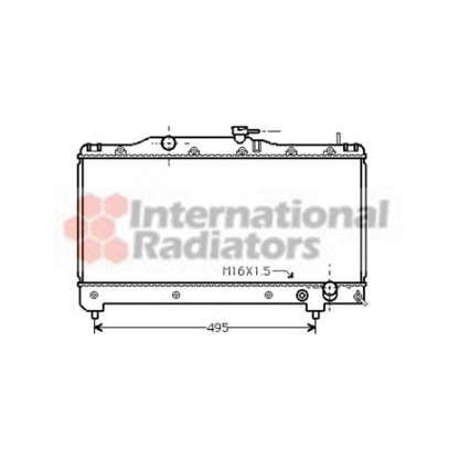 Photo Radiateur, refroidissement du moteur VAN WEZEL 53002163