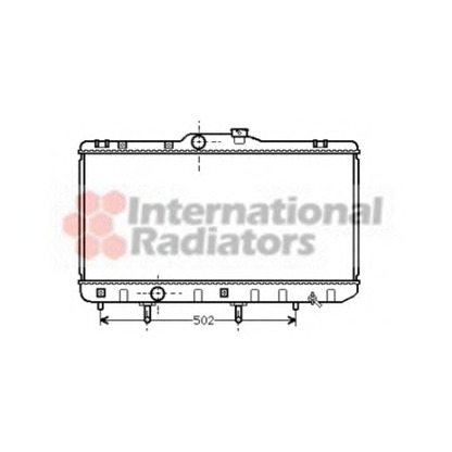 Photo Radiateur, refroidissement du moteur VAN WEZEL 53002189