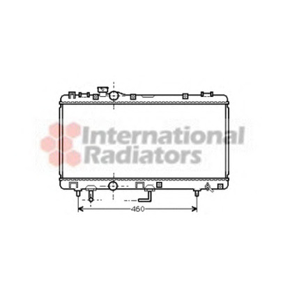 Photo Radiateur, refroidissement du moteur VAN WEZEL 53002231