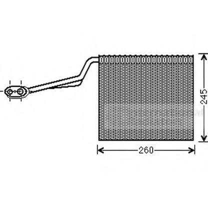 Foto Verdampfer, Klimaanlage VAN WEZEL 0300V315