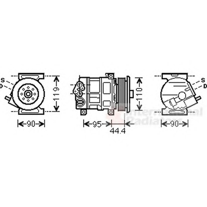 Foto Compressore, Climatizzatore VAN WEZEL 1700K394