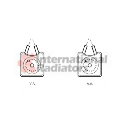 Foto Radiatore olio, Olio motore VAN WEZEL 58003106