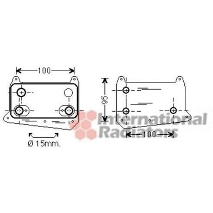 Foto Ölkühler, Motoröl VAN WEZEL 30003495