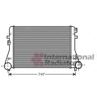 Foto Radiador de aire de admisión VAN WEZEL 58004306