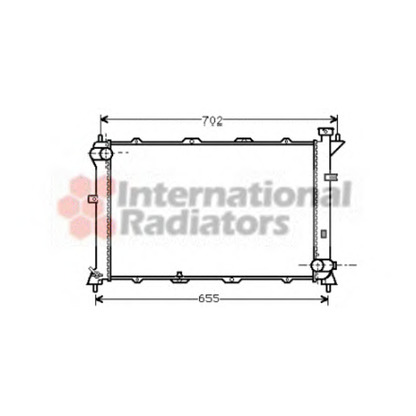 Foto Radiador, refrigeración del motor VAN WEZEL 82002024