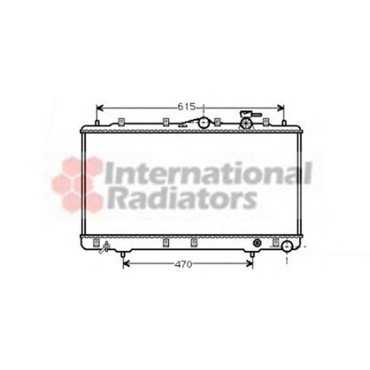 Photo Radiator, engine cooling VAN WEZEL 82002026