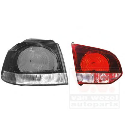 Photo Combination Rearlight VAN WEZEL 5869933