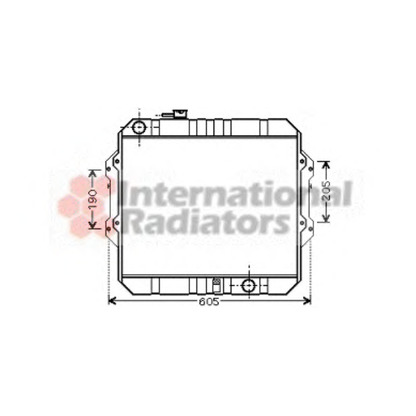 Photo Radiateur, refroidissement du moteur VAN WEZEL 53002371