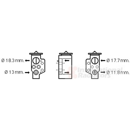 Zdjęcie Zawór rozprężny, klimatyzacja VAN WEZEL 58001311