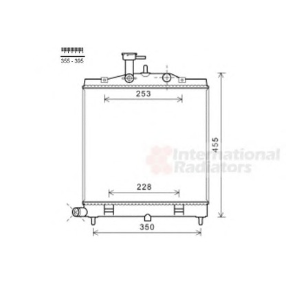 Photo Radiator, engine cooling VAN WEZEL 83002172