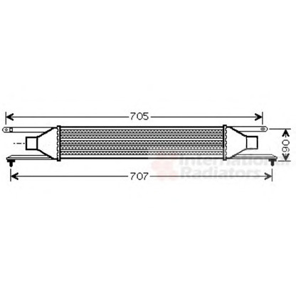 Photo Intercooler, charger VAN WEZEL 17004319