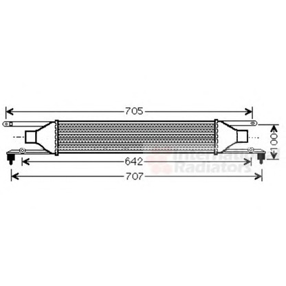 Foto Intercooler VAN WEZEL 17004320