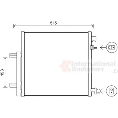 Photo Radiateur, refroidissement du moteur VAN WEZEL 81005140