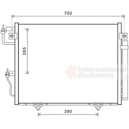 Foto Condensatore, Climatizzatore VAN WEZEL 32005231