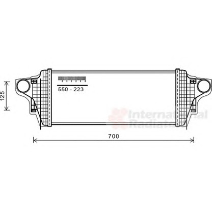 Foto Radiador de aire de admisión VAN WEZEL 30004551