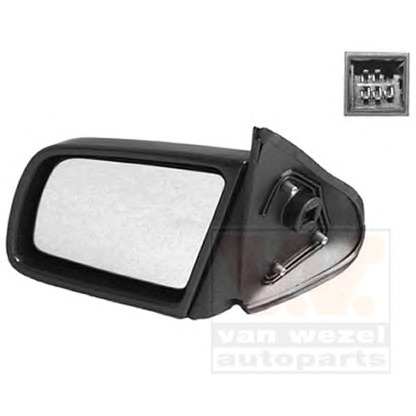 Photo Outside Mirror VAN WEZEL 3763807