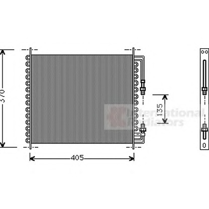 Photo Condenseur, climatisation VAN WEZEL 01005064