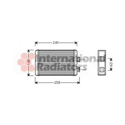 Foto Radiador de calefacción VAN WEZEL 06006210