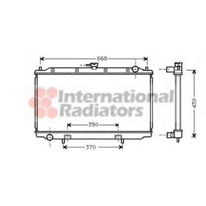 Foto Radiador, refrigeración del motor VAN WEZEL 13002181