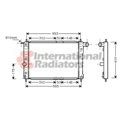 Foto Radiatore, Raffreddamento motore VAN WEZEL 81002039