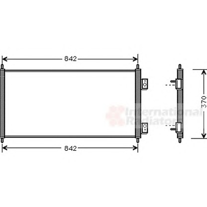 Photo Condenser, air conditioning VAN WEZEL 18005303