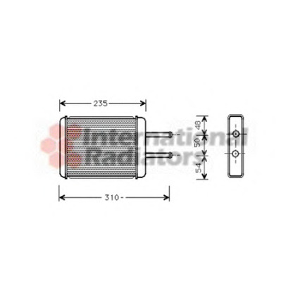 Foto Radiador de calefacción VAN WEZEL 82006069