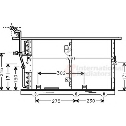 Foto Condensador, aire acondicionado VAN WEZEL 30005244