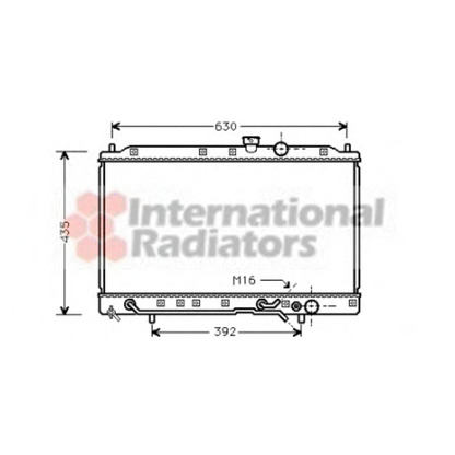 Foto Radiador, refrigeración del motor VAN WEZEL 32002078